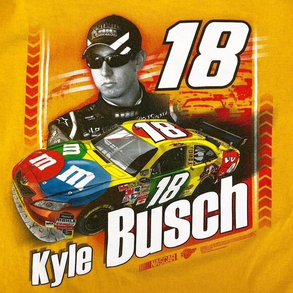 Kyle Busch NASCAR long sleeve tshirt - Picture 2 of 8